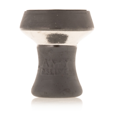 Amy Deluxe Steintabakkopf mit Sieb - Silber