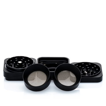 Steezy 4+1 Grinder - 63mm - Black Beauty