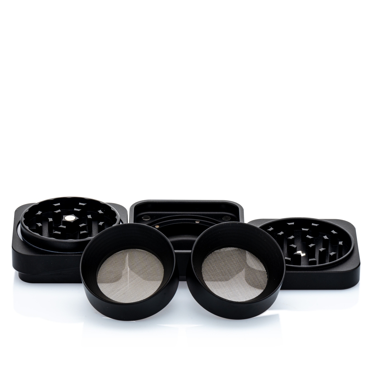 Steezy 4+1 Grinder - 63mm - Black Beauty