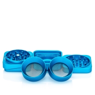 Steezy 4+1 Grinder - 63mm - Electric Blue