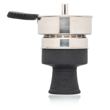 Amy Deluxe Steintabakkopf mit Hotscreen Schwarz