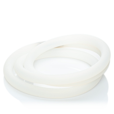 Silikonschlauch matt Transparent