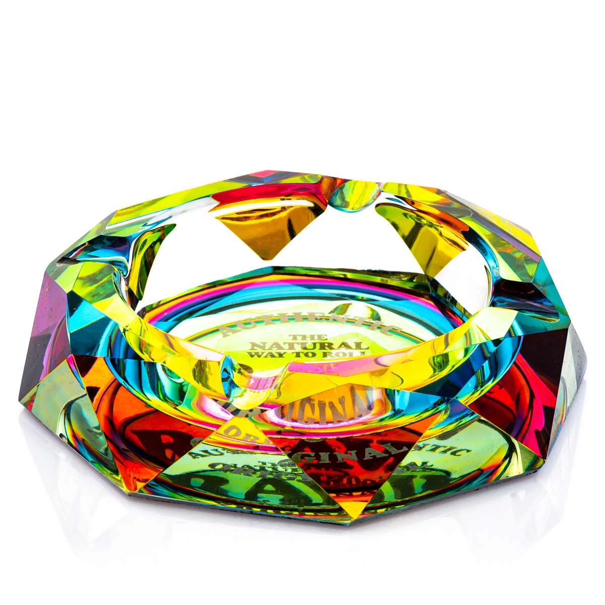 RAW Crystal Ashtray Rainbow