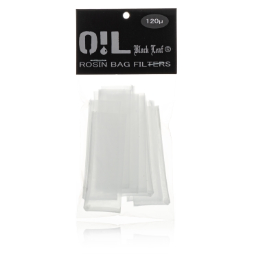 Oil Black Leaf Rosin Bag 120Mic 30x80mm 10stk