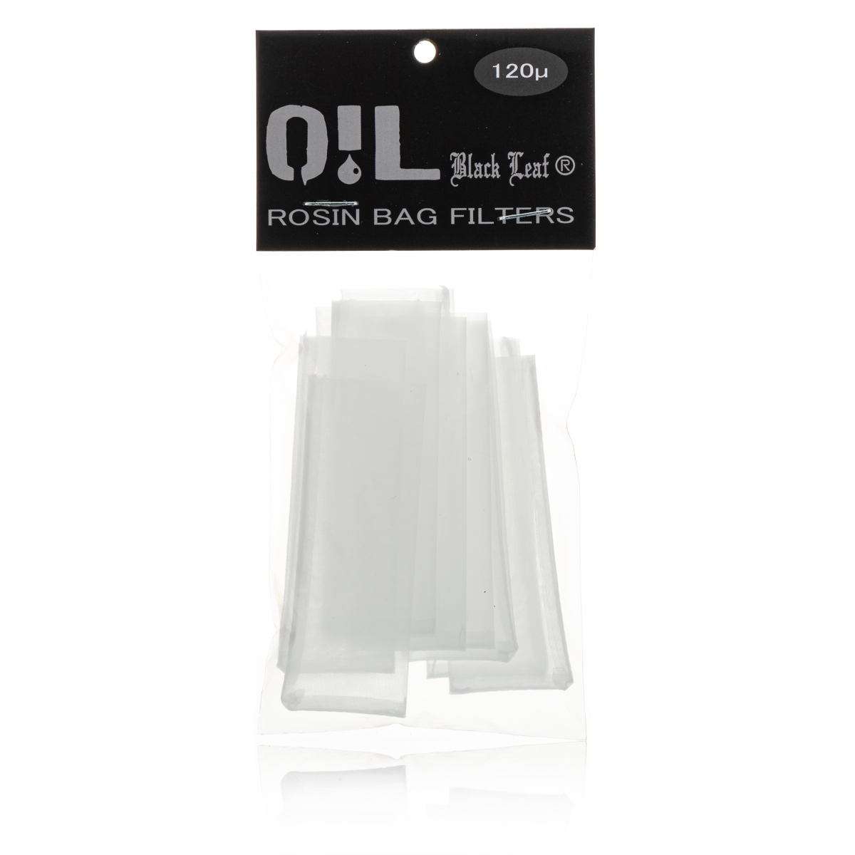 Oil Black Leaf Rosin Bag 120Mic 30x80mm 10stk