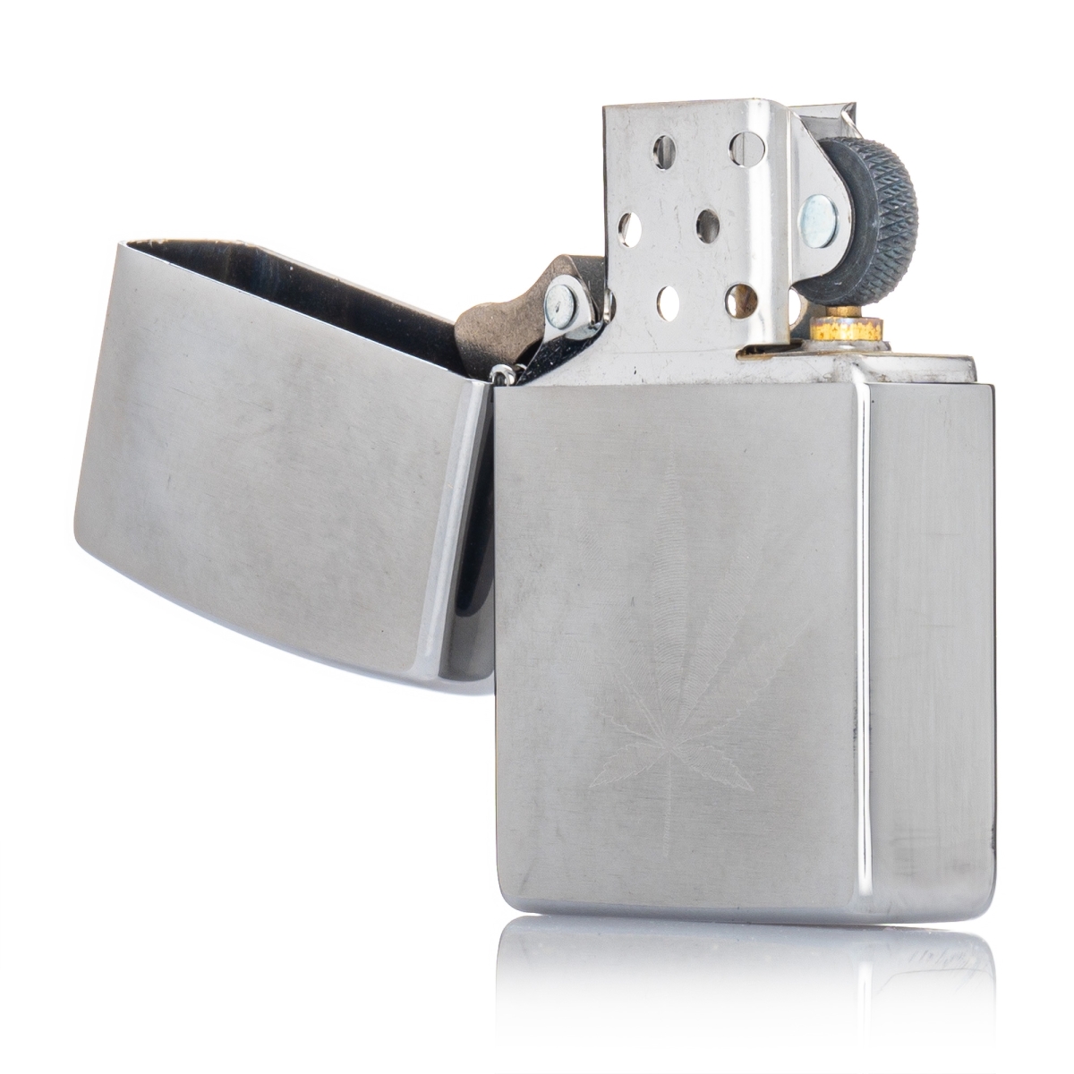 Zippo Leaf Design Engraved