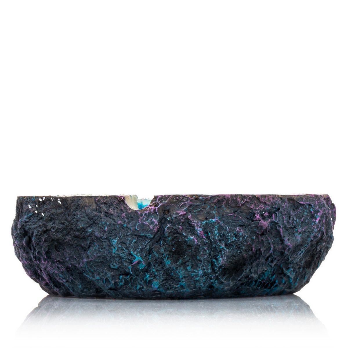 Aschenbecher - Sparkling Geode - Blau