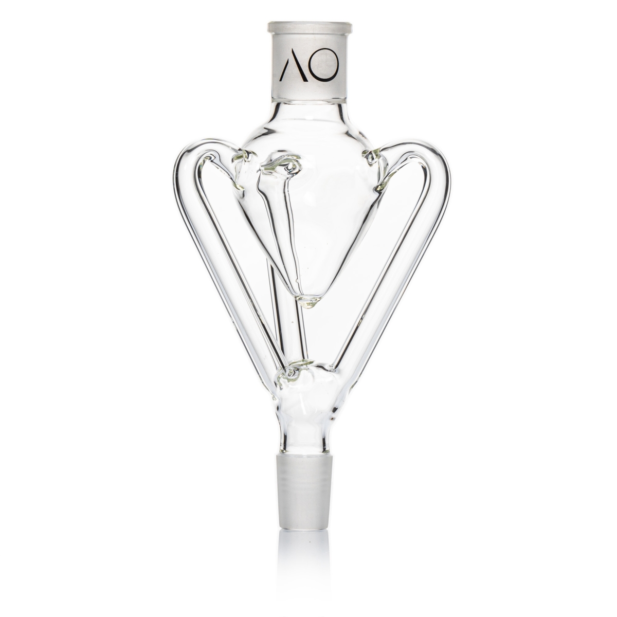 AO - Glas Molassefänger  - 18/8 3-Arm Clear