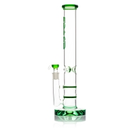 Grace Glass HAMMER Series | Green Parallel tubes