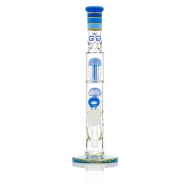 Grace Glass | Big Cane Blue Barrel Tree arm perc Bong