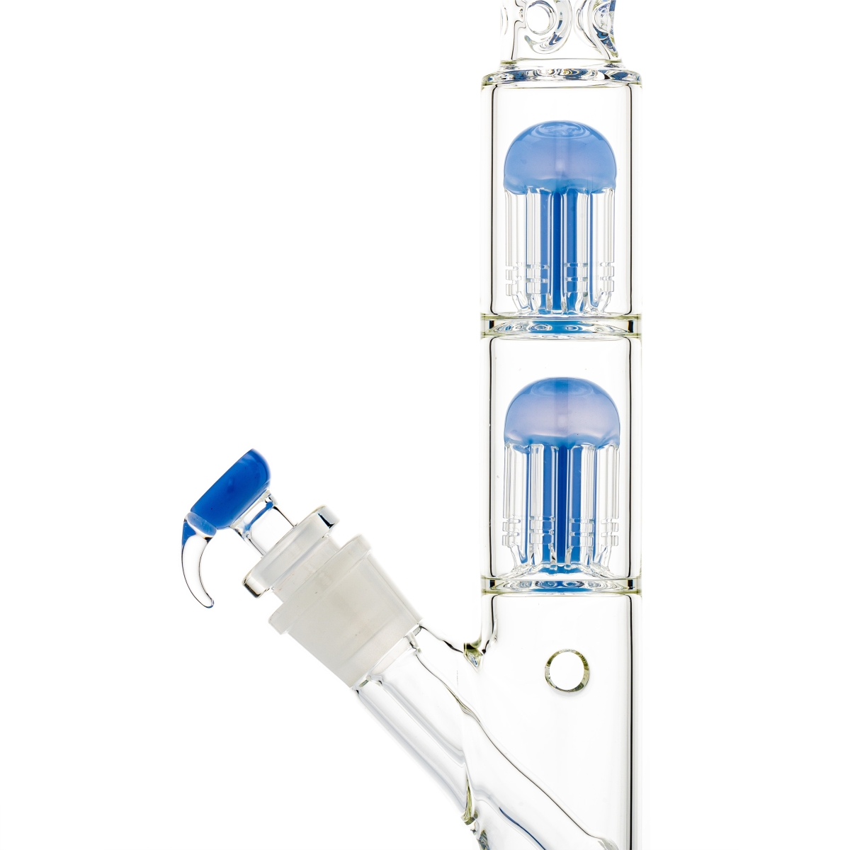 Grace Glass | Big Cane Blue Barrel Tree arm perc Bong