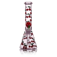 Life Is A Bowl Of Cherries - Beaker Bong - 14mm F / Pink