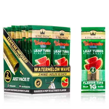 King Palm Wraps - 2 x Mini - Watermelon Wave Box 20