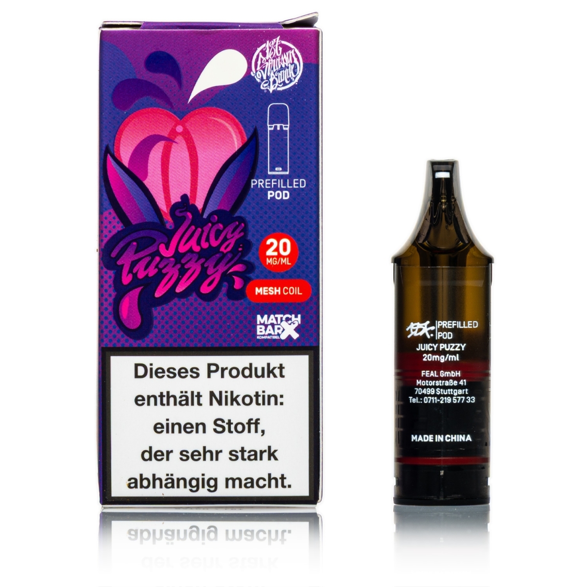 187 - Juicy Puzzy - 2ml Pod / 20mg / 1 Stück