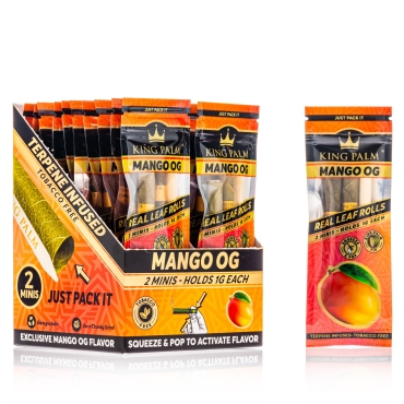 King Palm Wraps - 2 x Mini - Mango OG Box 20