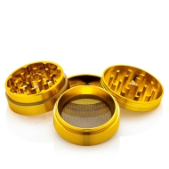 Black Leaf Alu-Mühle 4-tlg. - 50mm - Gold