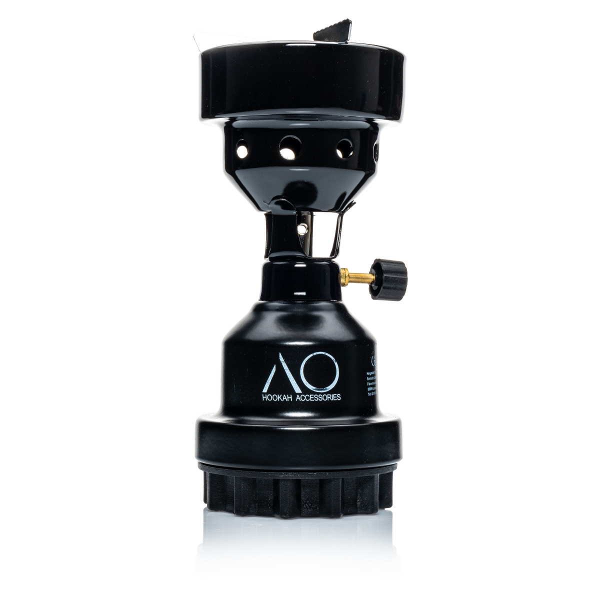 AO - Gaskocher Kohleanzünder - Schwarz