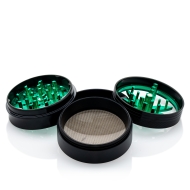 Aluminium Fenster Grinder schwarz/grün