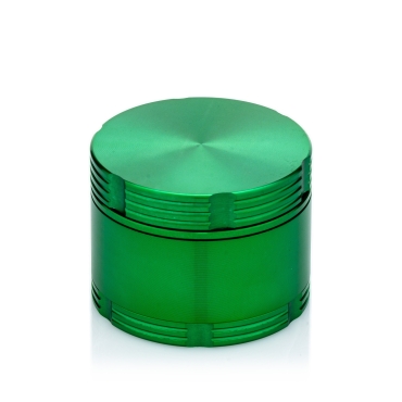 Flacher Aluminiumgrinder 4-teilig Grün