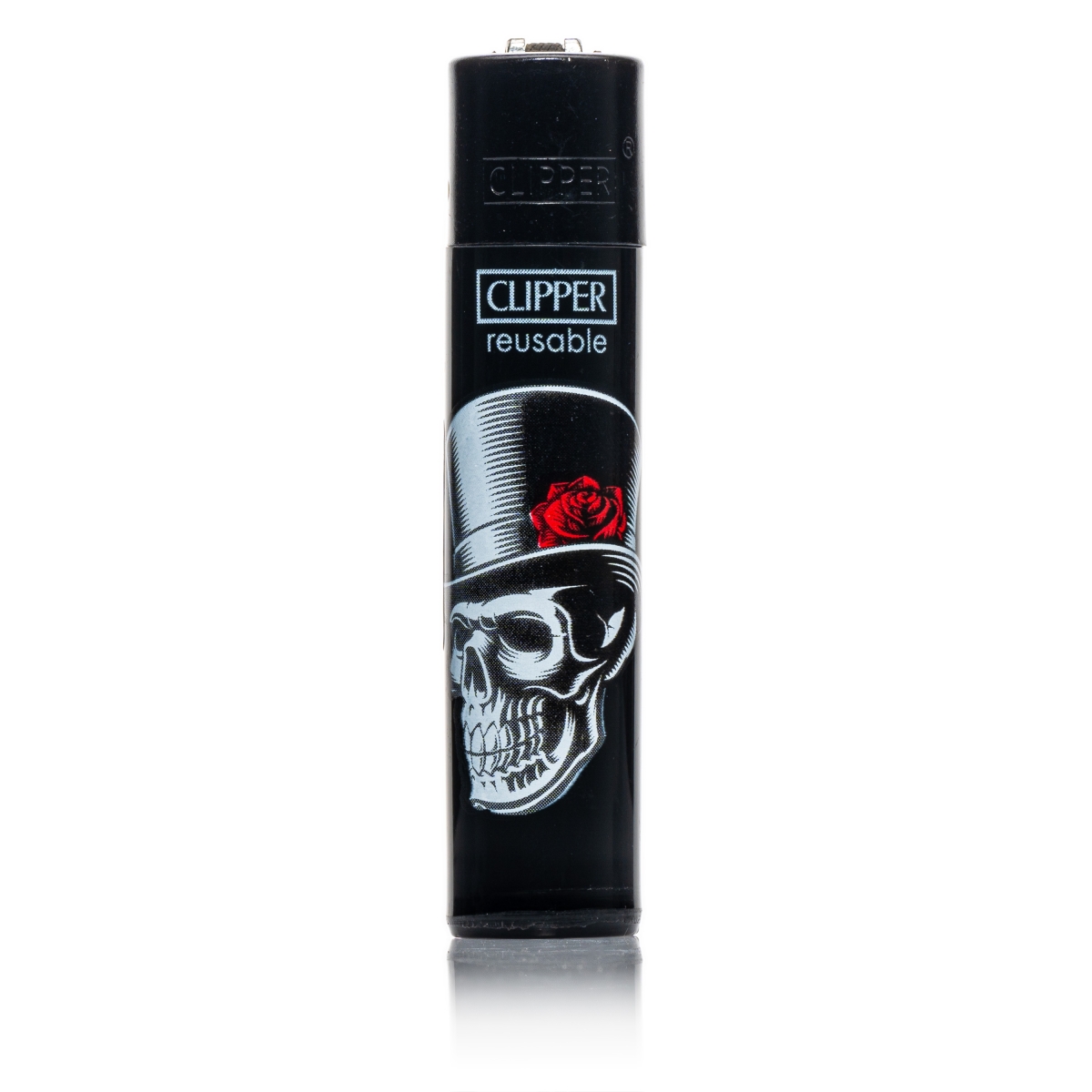 Clipper Feuerzeug - Skulls Heads 1 - 1/4