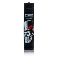 Clipper Feuerzeug - Skulls Heads 1 - 1/4