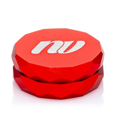 NV - Pyramid Grinder - 2-teilig D:63mm - Rot