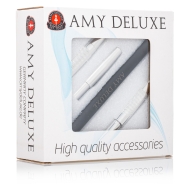 Amy Deluxe Alu Mundstück mit Silikonschlauch in Box Weiss