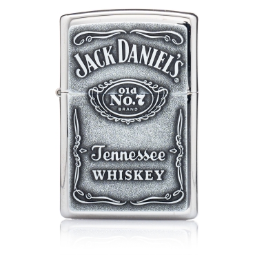 Zippo 427 Jack Daniels Label Chrome