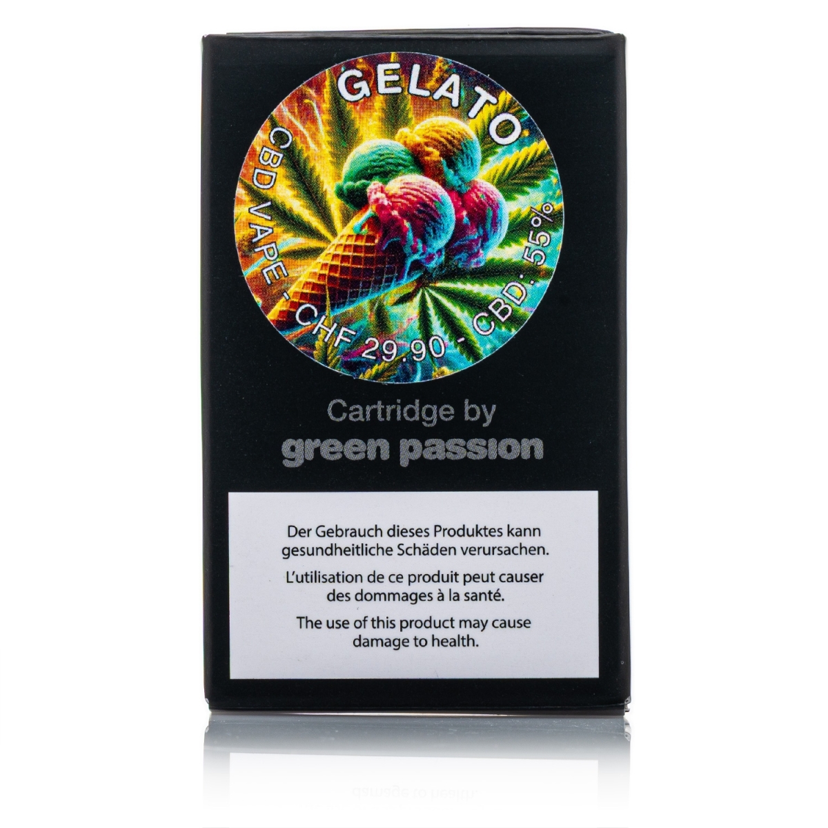 Green Passion - CBD Cartridge 1ml - Gelato