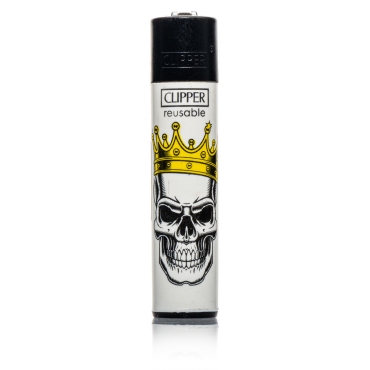 Clipper Feuerzeug - Skulls Heads 1 - 2/4