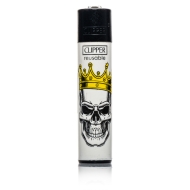 Clipper Feuerzeug - Skulls Heads 1 - 2/4