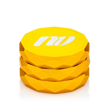 NV - Pyramid Grinder - 4-teilig D:63mm - Gold