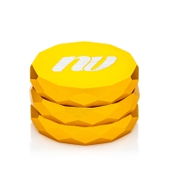 NV - Pyramid Grinder - 4-teilig D:63mm - Gold