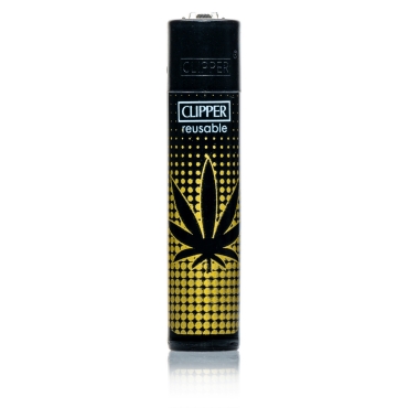 Clipper Feuerzeug - Gold & Silver Leaves 1/4