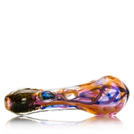 Clinging Chameleon Spoon Pipe - 10cm