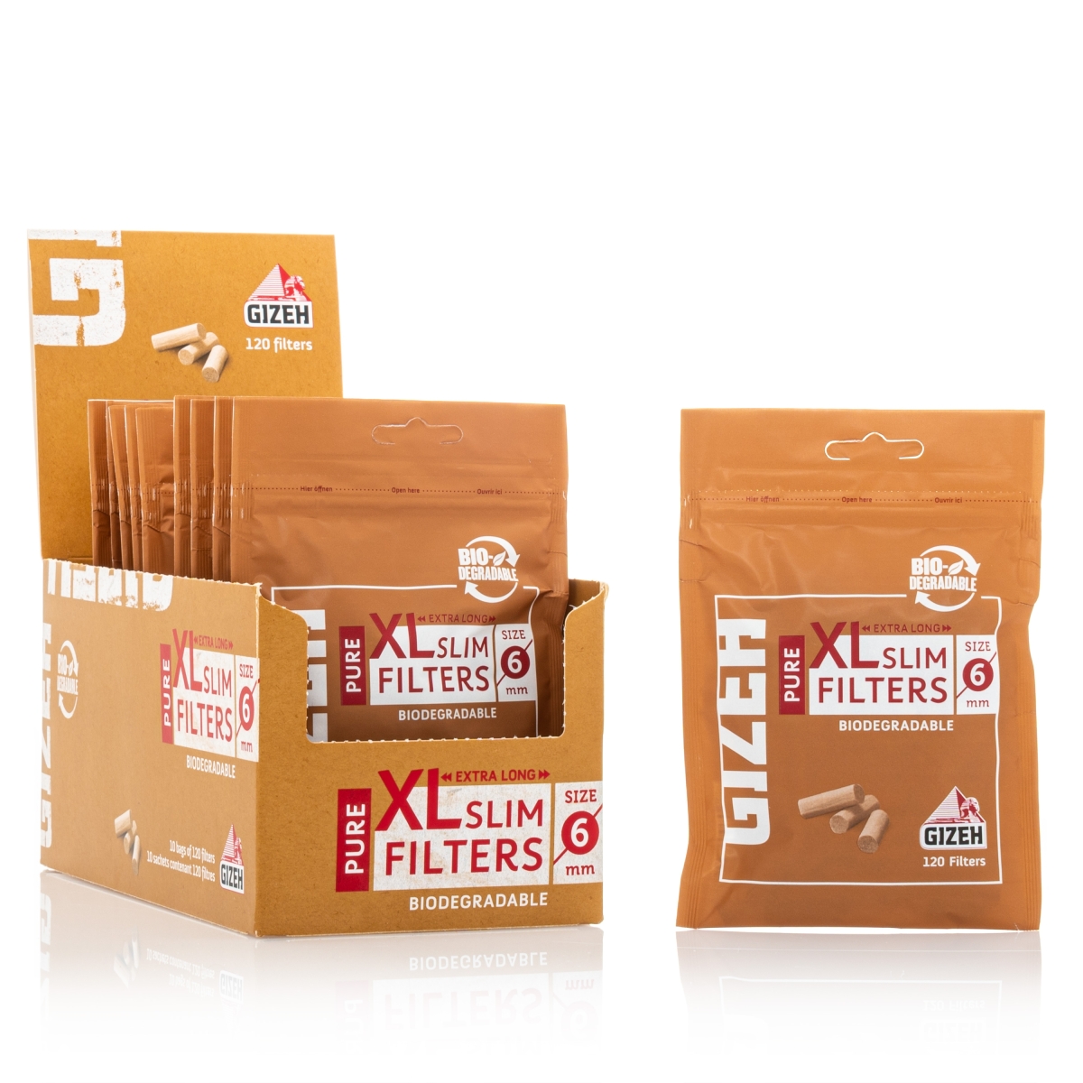 Gizeh XL Slim Filter Pure Box (10)