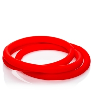 Silikonschlauch matt Rot