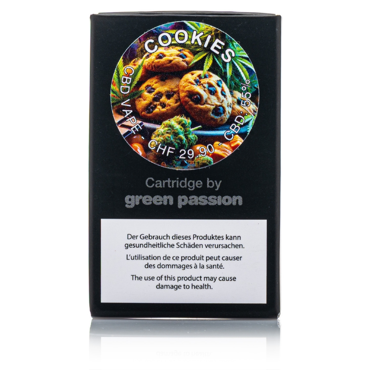 Green Passion - CBD Cartridge 1ml - Cookies