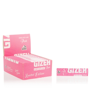 Gizeh King Size  Slim Pink Edition Box (50)