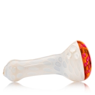 Psychedelic Galaxy Wasp Nest Glas Pfeife - 12cm / Weiss