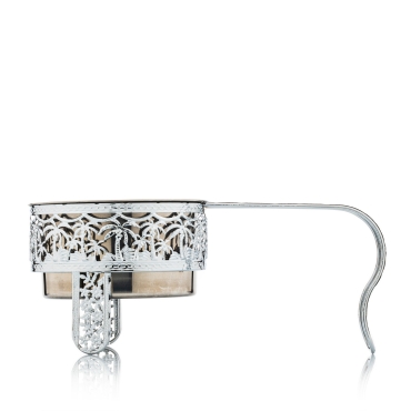 AO - Kohlekorb Arabesk - Silber