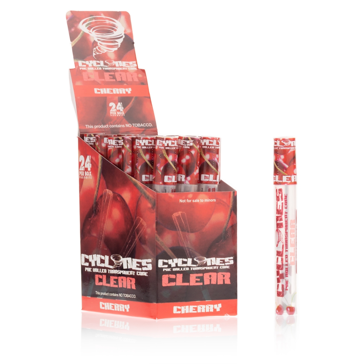 Cyclones Clear - Cherry Box