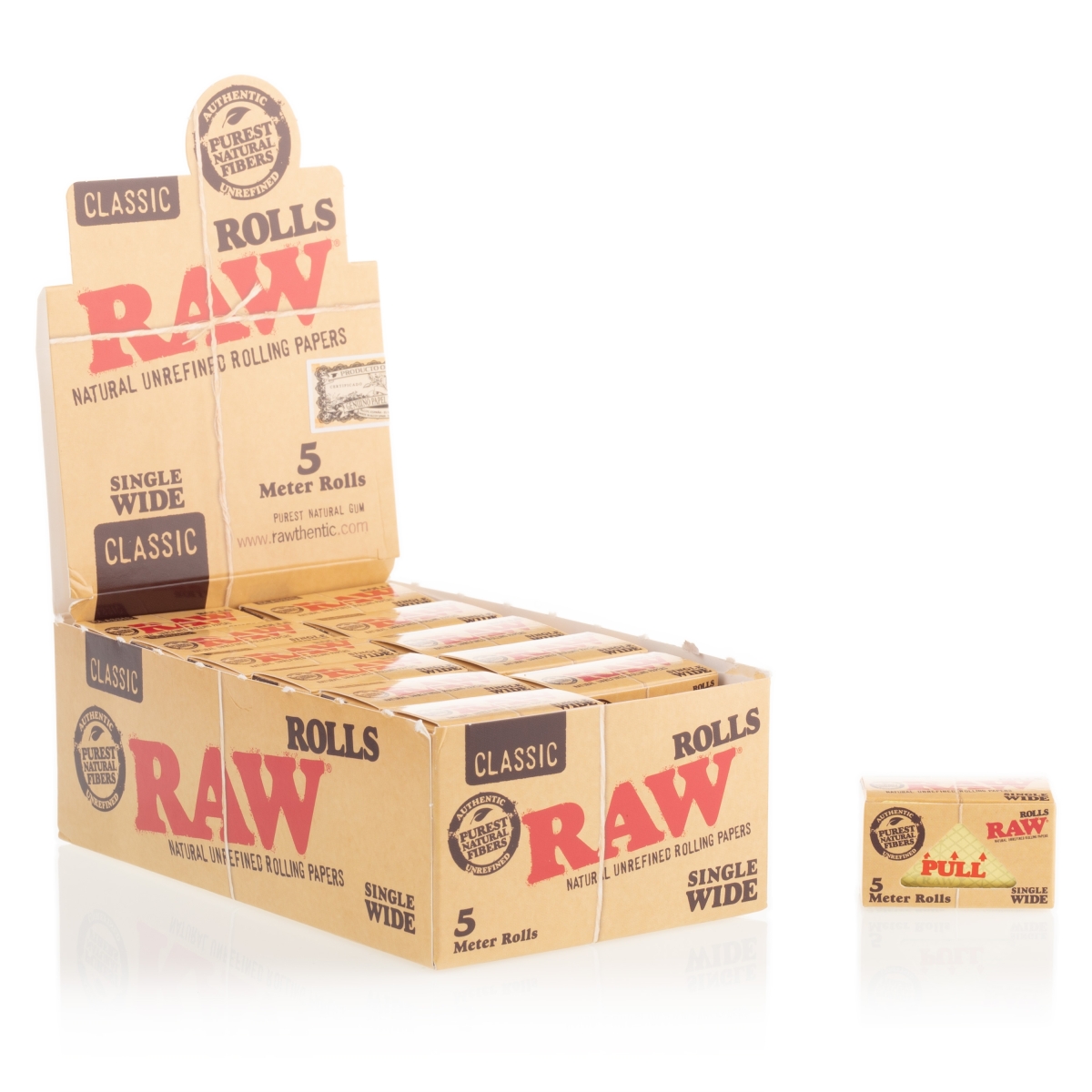 RAW CLASSIC ROLLS SW 5m Box