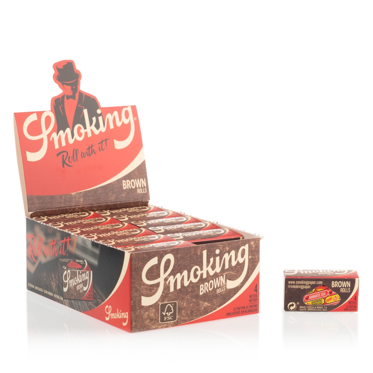 Smoking Brown Rolls Box (24)