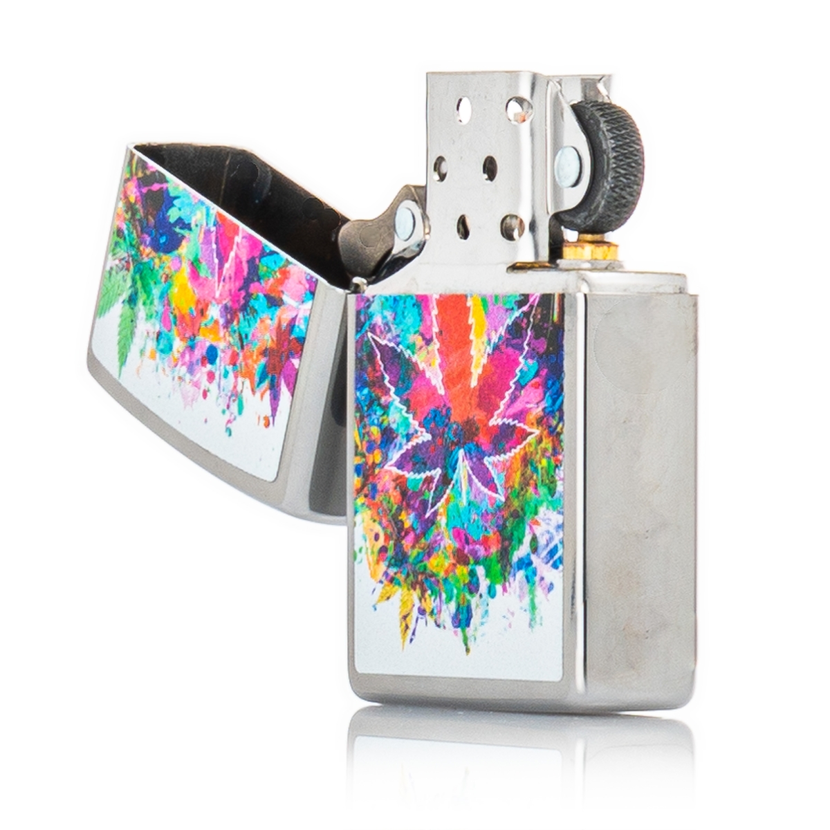 Zippo Colourful Cannabis