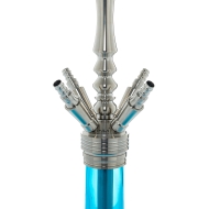 INVI - Tesseract Edelstahl Shisha - Blau