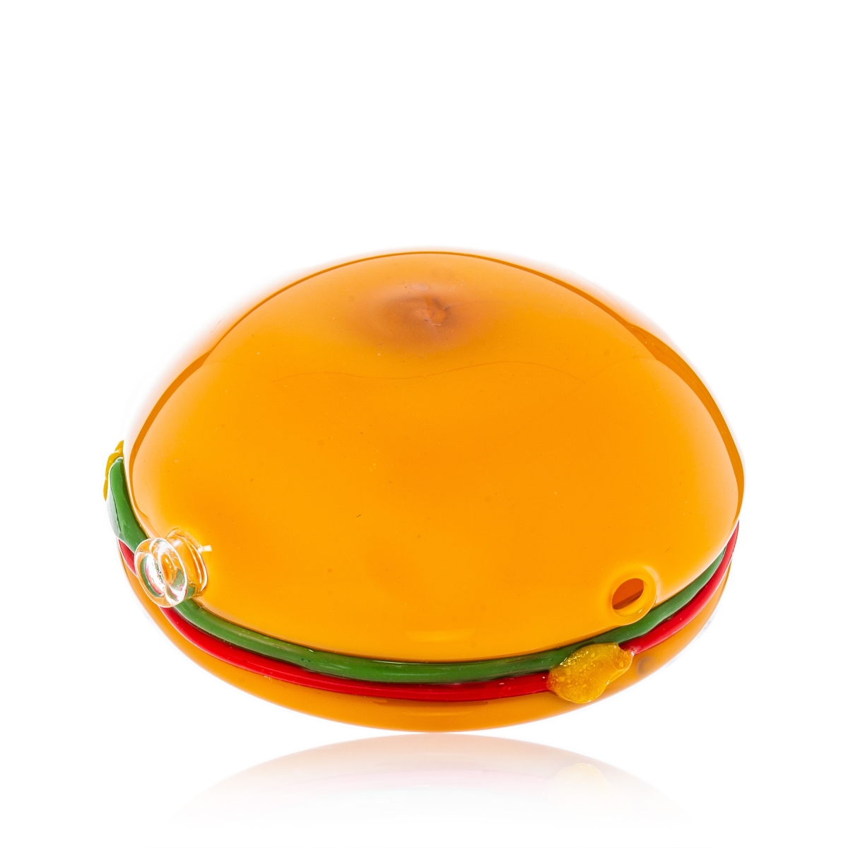 Cheeseburger Glas Pfeife - 8cm