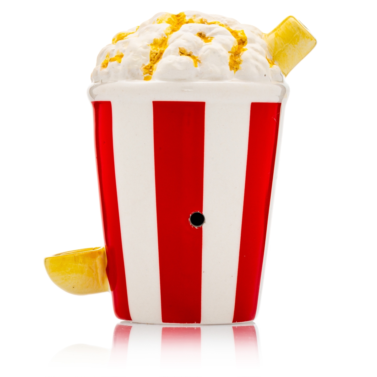 Popcorn Bucket Ceramic Pipe - 14cm