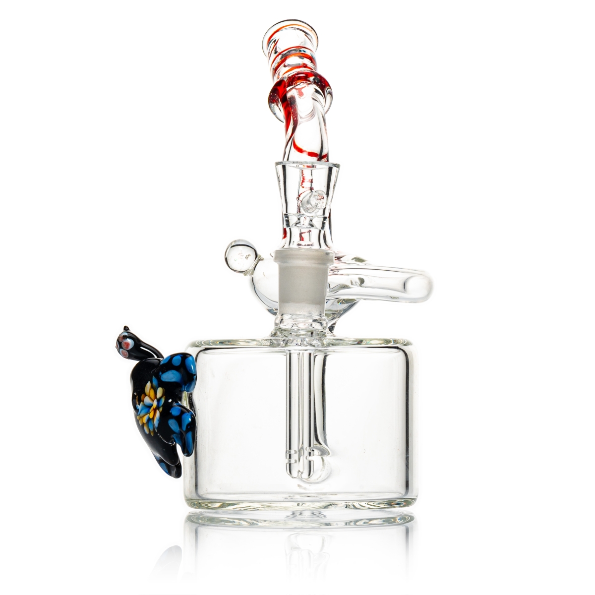 Sunbathing Sea Turtle - Recycler Bong - 14mm F