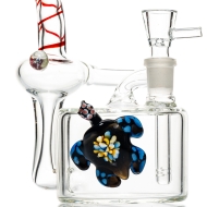 Sunbathing Sea Turtle - Recycler Bong - 14mm F
